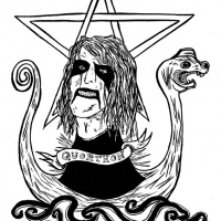 ilustração inédita de Quorthon dos Bathory (para Entulho Informativo)